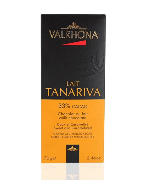 Chocolat au Lait Tanariva 33% cacao - Valrhona