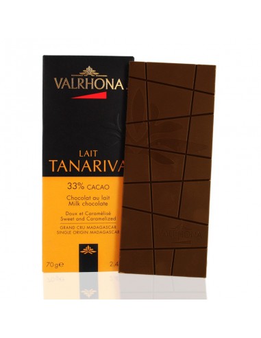 Chocolat au Lait Tanariva 33% cacao - Valrhona