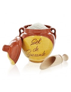 Pot terre Guérande et 200g de Sel gris de Guérande et pelle 2