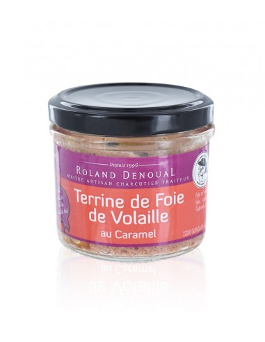 Terrine de foie de volaille au Caramel 100g - Roland Denoual