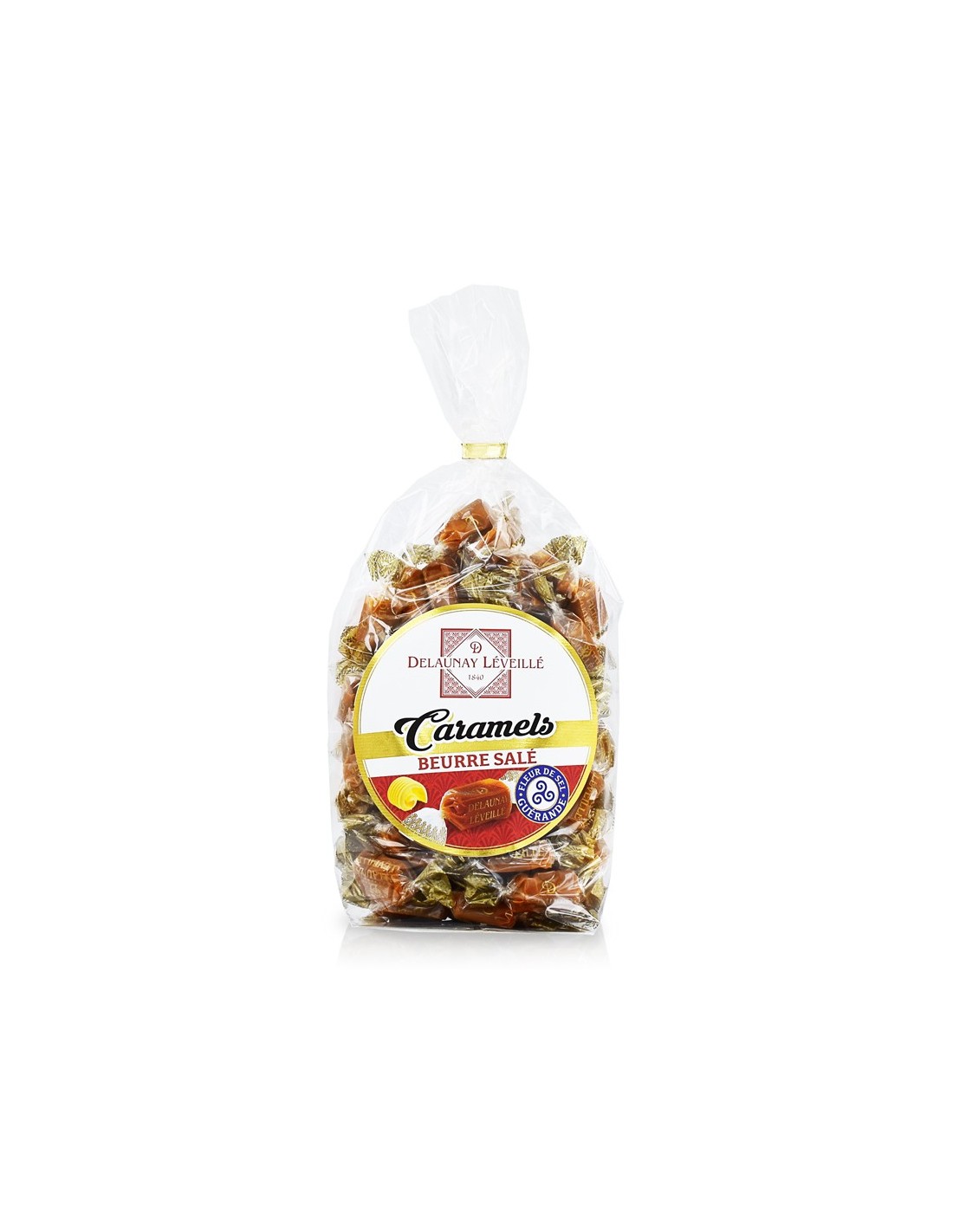 Caramels au beurre salé et au sel de Guérande - 1kg