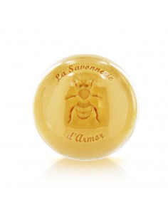 Savon rond au miel de bretagne