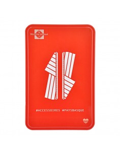 Boîte Espadrilles du Pays Basque garnie de Biscuits pépites chocolat 2