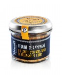 Terrine de campagne au confit d\'oignons rosés & curry 90g