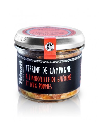 Terrine Henaff de Campagne Andouille guemene Pommes 90g