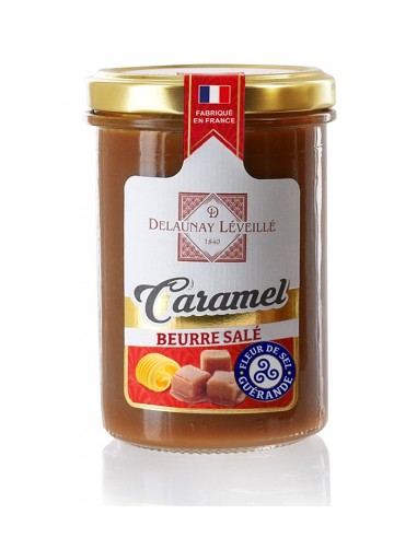 Pot crème caramel au beurre salé à la fleur de sel de Guérande 250g
