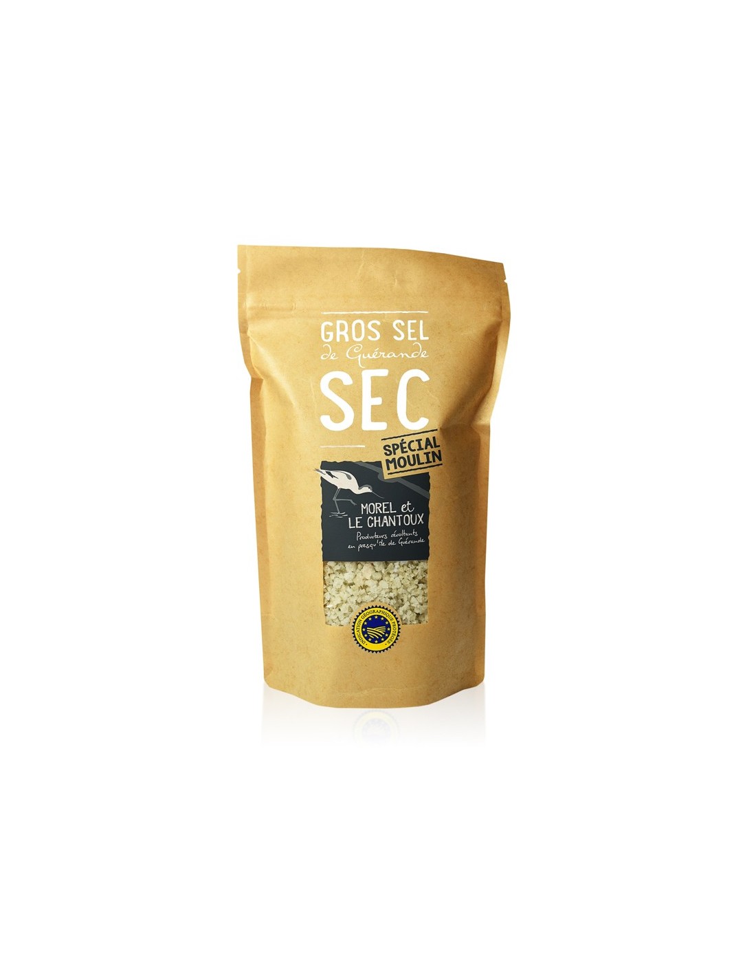 Gros sel de Guérande sec - Spécial moulin, 500g