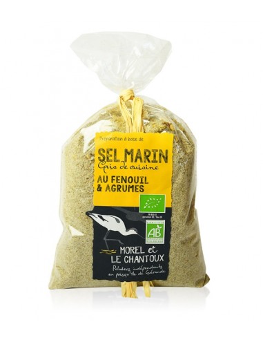 Sel au Fenouil et agrumes 250g - L'Atelier du Sel