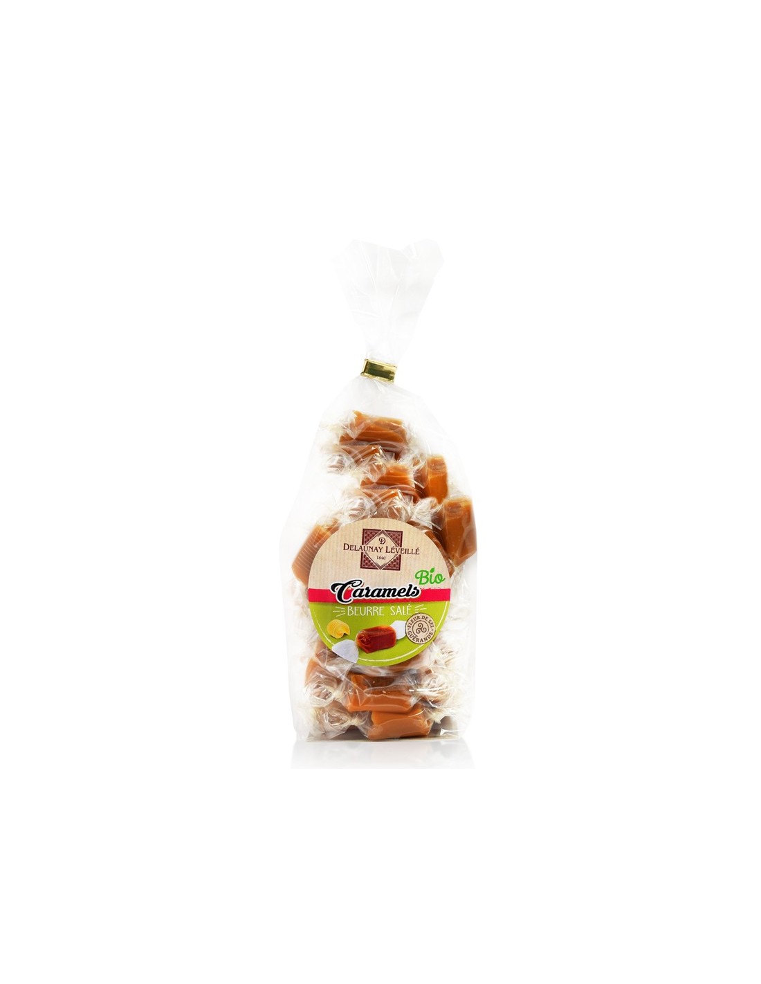 Sachet de caramels beurre salé - 100g main image 1