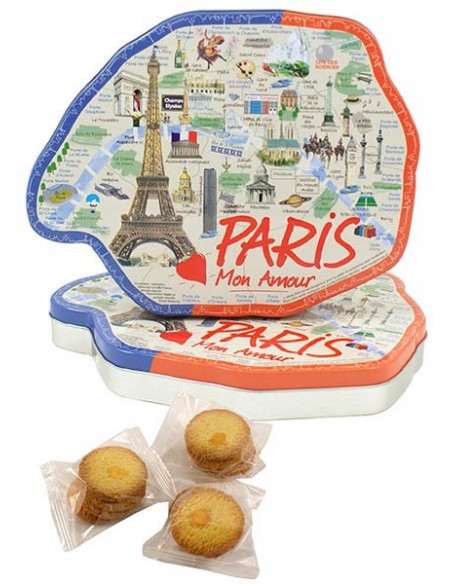 Boîte Paris garnie 210g de punchs galettes fines