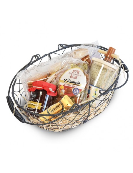 Panier garni, panier cadeau gourmand