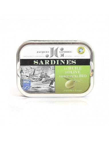 Sardines à l 'huile d'olive BIO