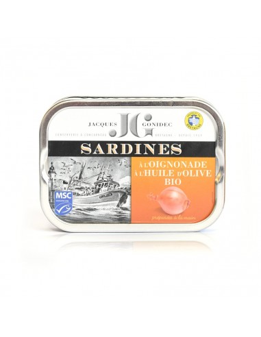 Sardines oignonade à l'huile d'olive BIO