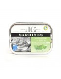 Sardines au basilic, thym & à l\'huile d\'olive BIO 115g