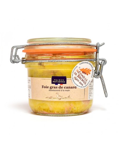 Foie de Gras de canard entier cuit dans son bocal 180g