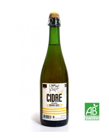 Cidre demi-sec BIO 75cl