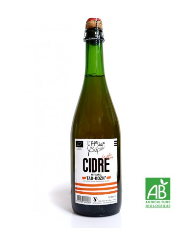 Cidre Extra Brut Bio Artisanal Breton 75cl - Atelier de la Pépie