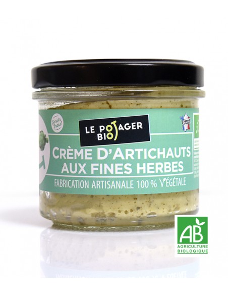 Creme d'artichaus aux fines herbes - BIO - 100% végétale