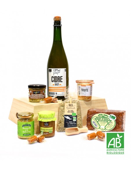 Coffret gourmand bio aux saveurs automnales