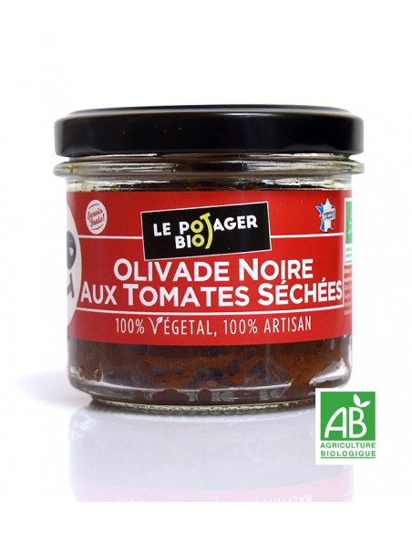 olivade noire aux tomates potager bio