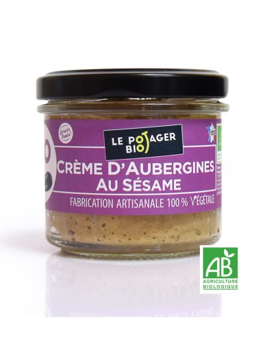 Crème d'aubergine au sésame bio