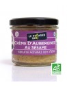 Crème d'aubergine au sésame bio