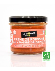 Crème de poivrons au...