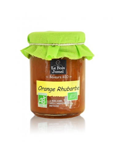 Confiture orange & rhubarbe BIO 120g