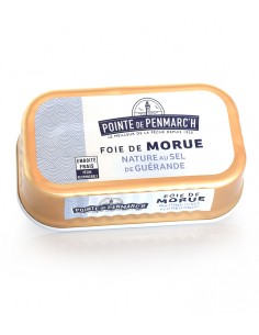 Foie de morue nature au sel...