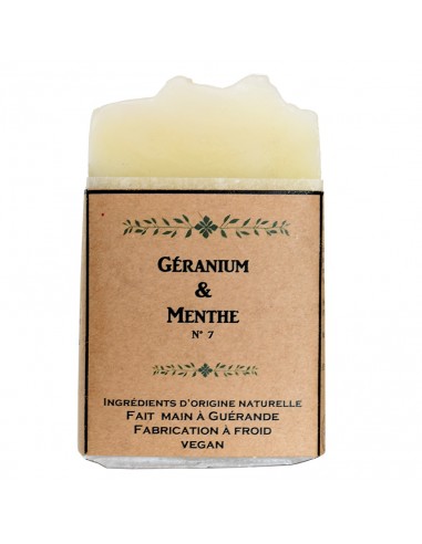 Savon géranium et menthe 100g