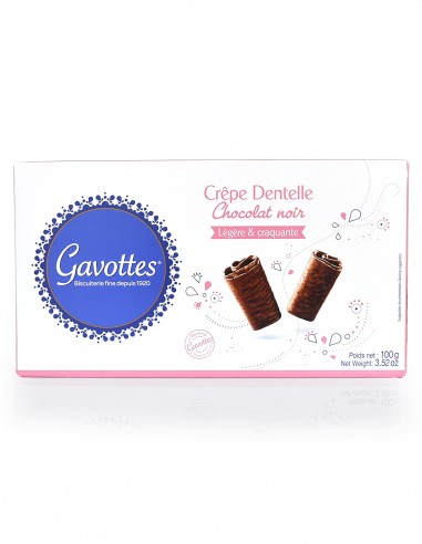 Gavottes au chocolat noir 100g