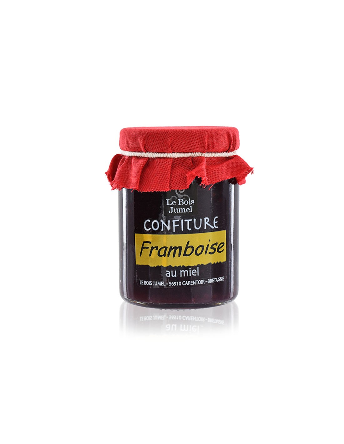 ⇒ Confiture artisanale bretonne de framboise au miel - Pot 250g