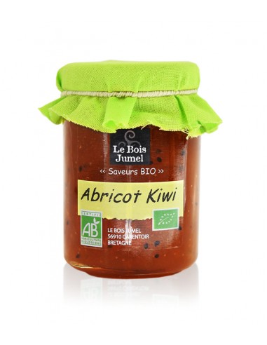 Confiture d'abricot & kiwi BIO 120g