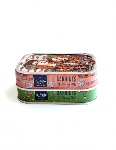 Lot - Conserves de sardines millésimes 2 x 115g - La Perle des Dieux