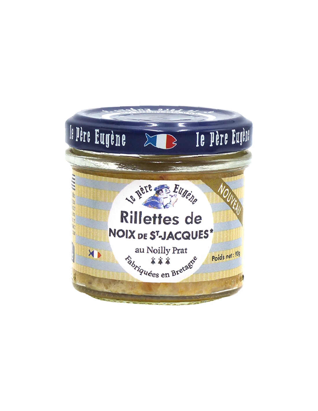 Rillettes de noix de St Jacques 90g - Le Père Eugène