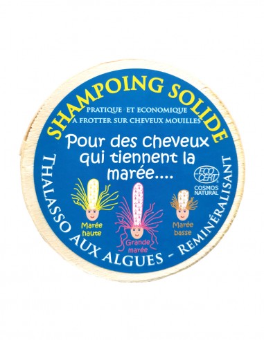 Shampoing solide thalasso aux algues 130g