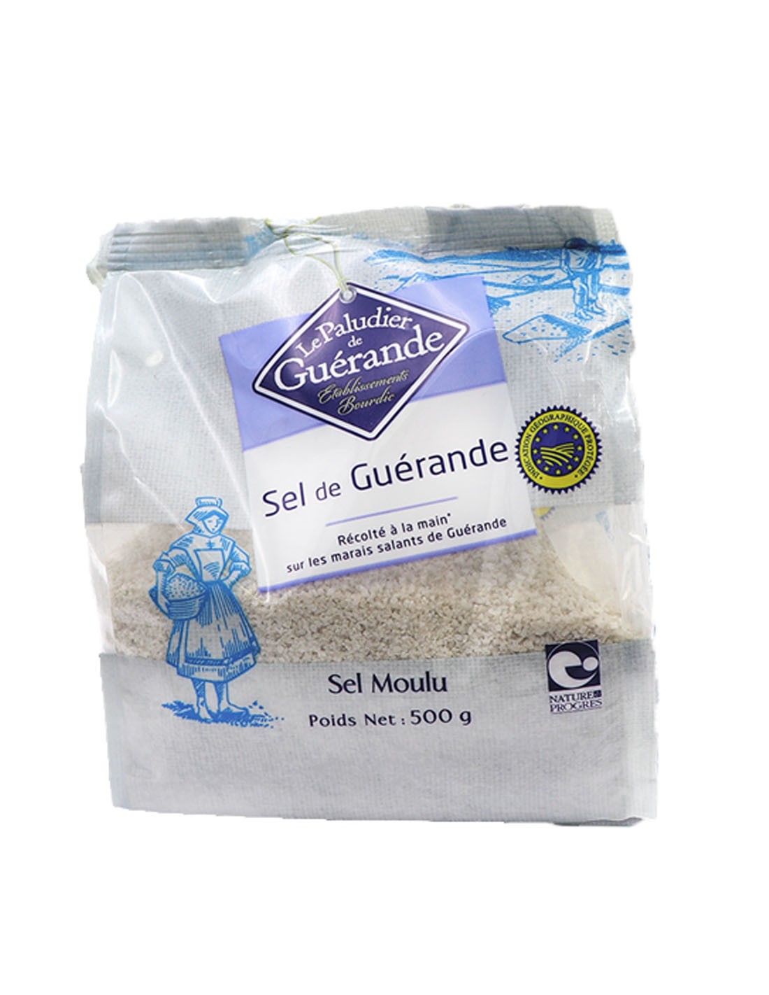 Sel de Guérande moulu 500g Le Paludier de Guérande