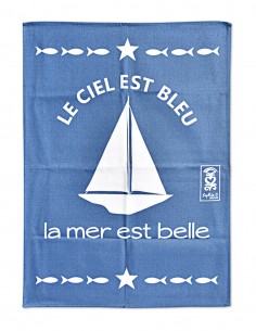 Torchon "Le ciel est bleu"
