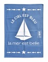 Torchon "Le ciel est bleu"