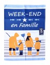 Torchon "Week-end en famille"