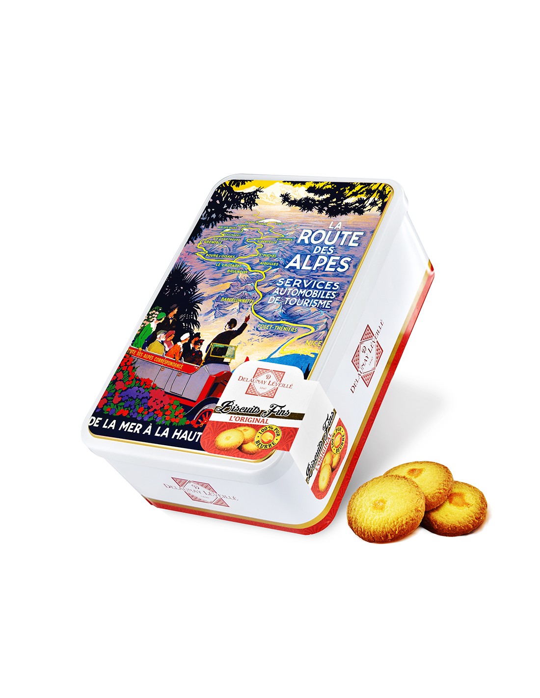 Coffret sucre - La route des Alpes 300g - Delaunay-Léveillé