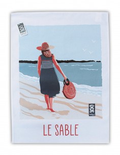 Torchon "Le sable"