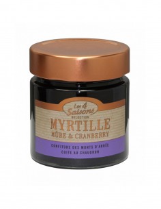 Confiture myrtille mûre et cranberry 270g