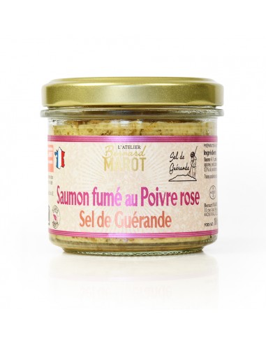Saumon fumé au Poivre rose & Sel de Guérande – L'Atelier Bernard Marot