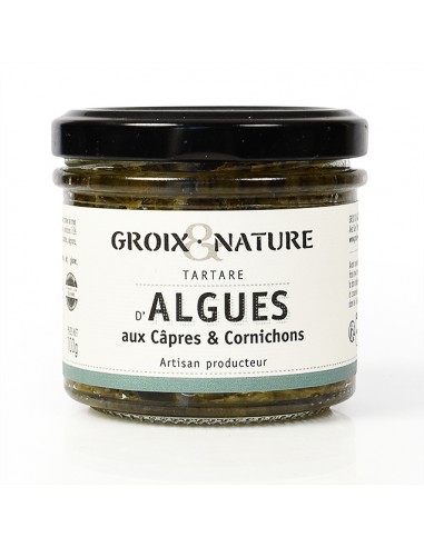 Tartare d'algues aux câpres & cornichons - groix et nature