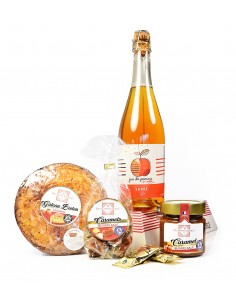 panier gourmand coeur caramel