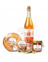 panier gourmand coeur caramel