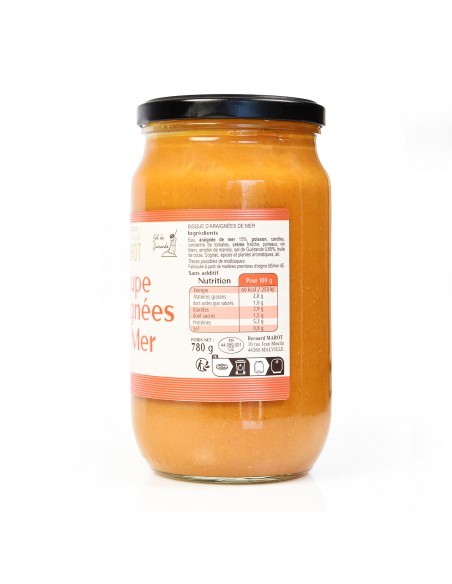 Soupe d'Araignées de Mer (Bisque) – L'Atelier Bernard Marot  valeur nut
