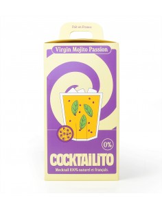 pack de 4 virgin mojito passion cocktailito 20cl 2