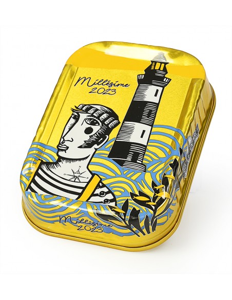 Sardines à l'ancienne à l'huile d'olive vierge extra – Millésime 2023 (Le Phare) – Pointe de Penmarc'h